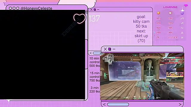 HoneyyCeleste online show from May 12, 6:25 pm