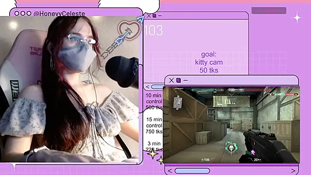 HoneyyCeleste online show from May 4, 6:33 pm