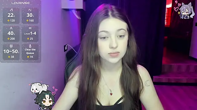 Snapshot of AmourLily chatting on October 9, 6:50 am AmourLily online show from October 9, 6:50 am