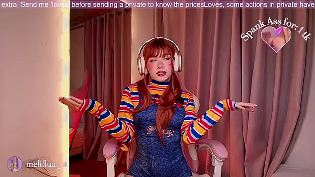Snapshot of Melifluaa chatting on October 16, 5:04 pm Melifluaa online show from October 16, 5:04 pm