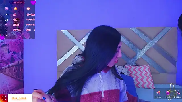 Snapshot of Laia_and_Damian chatting on October 3, 7:30 pm Laia and Damian online show from October 3, 7:30 pm