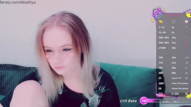 AliceNya cute online show from October 27, 4:41 am