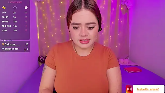 isabella arias2 online show from February 2, 9:08 am