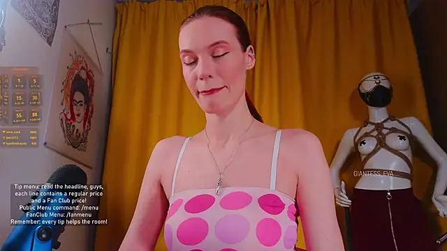 Giantess Eva online show from November 9, 5:31 pm