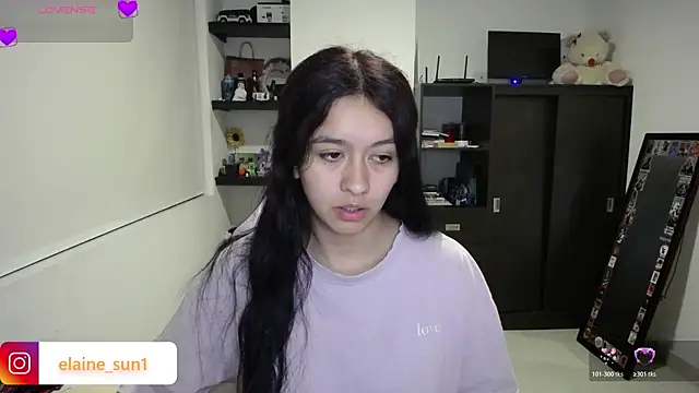 elaine sun1 online show from July 25, 2:18 am