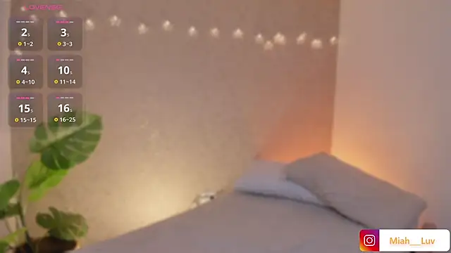 miah luv online show from January 13, 8:02 pm