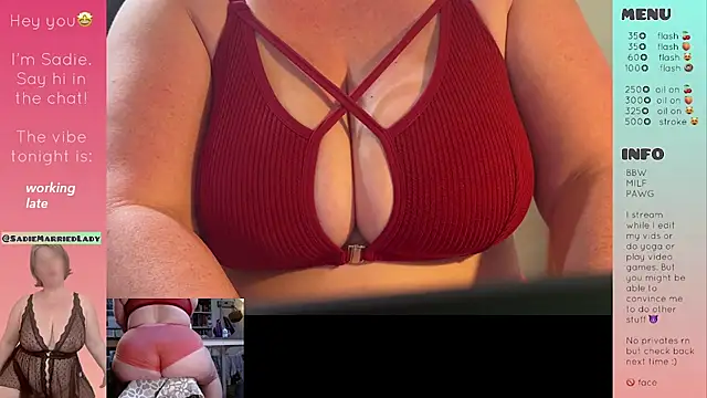 SadieMarriedLady online show from July 23, 1:58 am