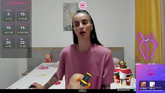 BlissAria online show from July 28, 8:52 pm