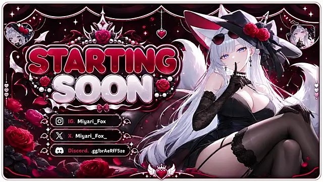 MiyariFox online show from July 13, 5:52 am