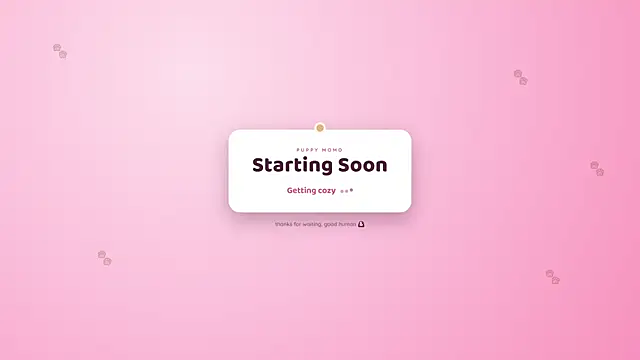 puppy momo online show from July 14, 3:06 pm