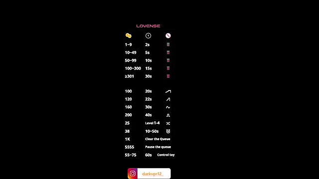 DarkIvory  online show from July 11, 10:43 pm