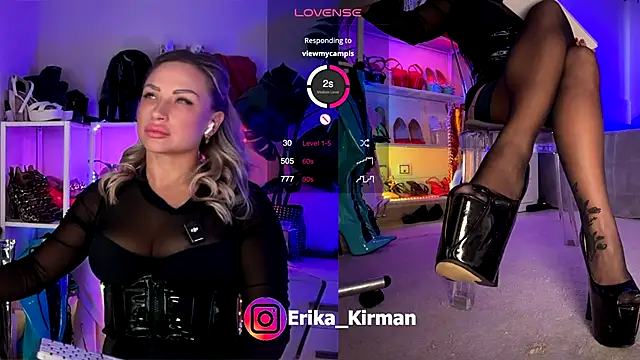 Erika Kirman online show from October 24, 7:59 am