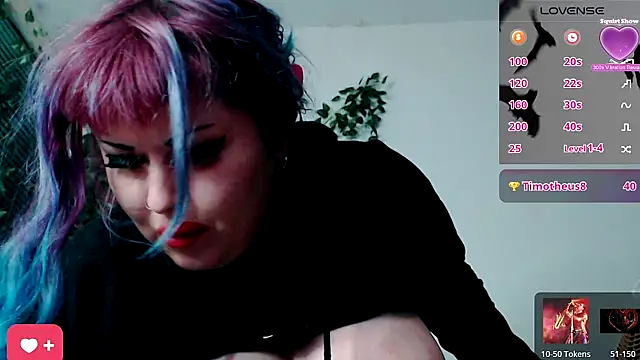 Snapshot of Psychobitch7 chatting on October 2, 7:30 pm Psychobitch7 online show from October 2, 7:30 pm