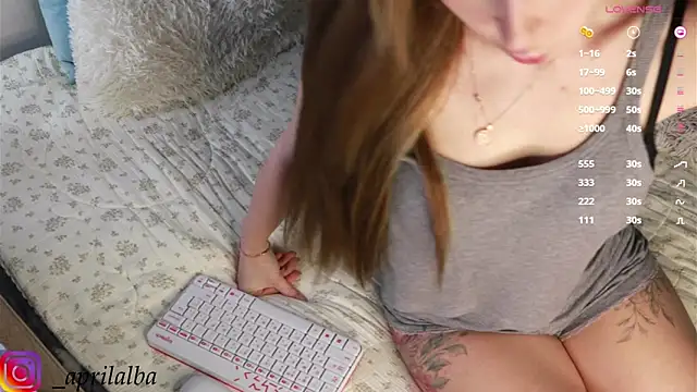 AprilinAlba online show from March 9, 6:27 am