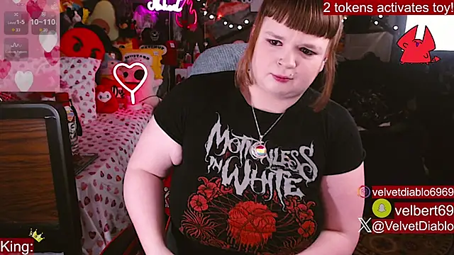 VelvetDiablo online show from February 18, 12:43 am