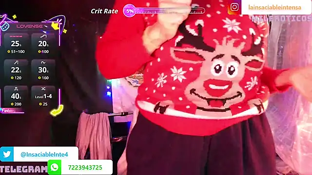 LaInsaciableIntensa online show from April 11, 2:06 am