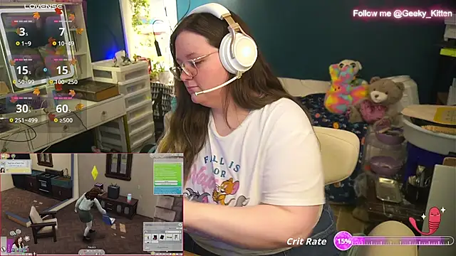 Snapshot of Geeky_Kitten chatting on October 16, 1:14 pm Geeky Kitten online show from October 16, 1:14 pm