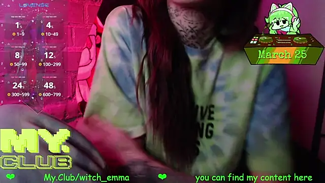 Witch Emma online show from March 25, 4:10 pm