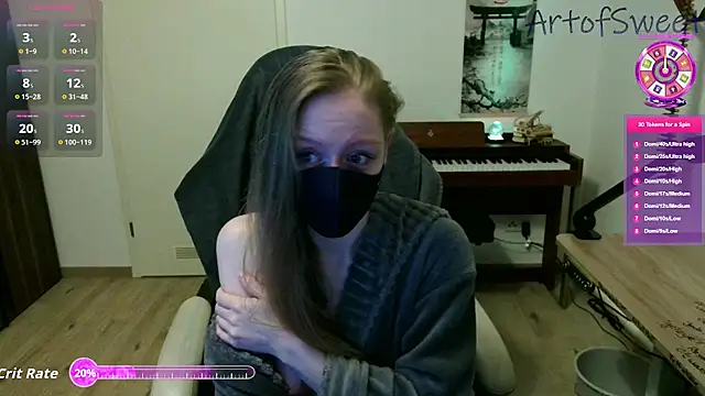 Snapshot of ArtofSweet chatting on September 17, 7:12 pm ArtofSweet online show from September 17, 7:12 pm