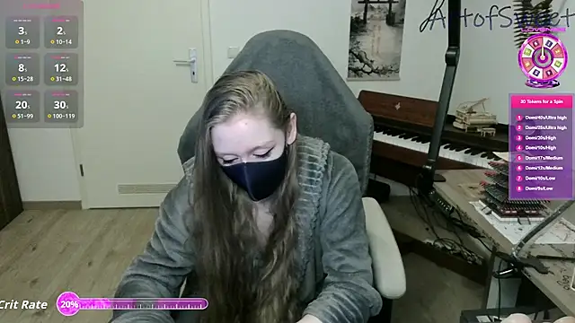Snapshot of ArtofSweet chatting on October 10, 6:57 pm ArtofSweet online show from October 10, 6:57 pm