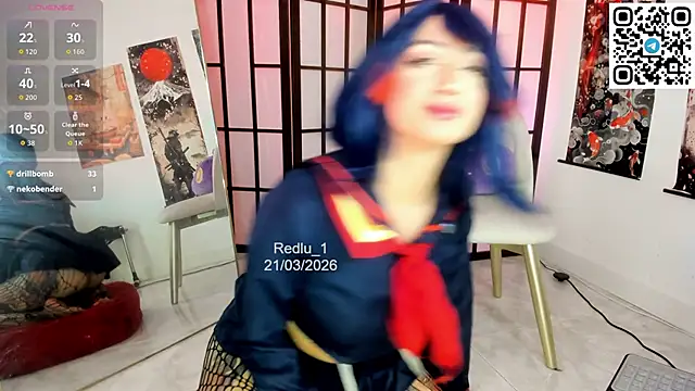 Redlu 1 online show from March 22, 1:44 am