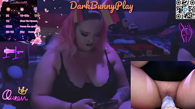 DarkBunnyPlay online show from June 6, 7:09 pm